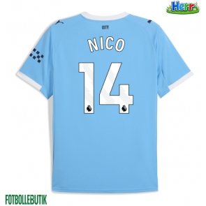 Manchester City Nico Gonzalez #14 Hemmatröja 2025-26 Kortärmad